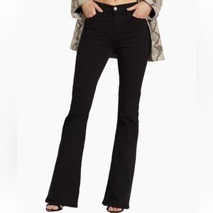 Frame Le High Flare Pants Black